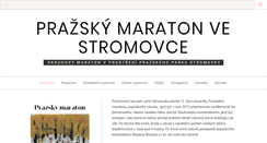 Desktop Screenshot of prazskymaraton.cz