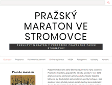 Tablet Screenshot of prazskymaraton.cz